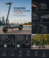 Xiaomi Electric Scooter 4 Ultra – Wenig gefahren, sehr guter Zustand in Ramstein, Germany