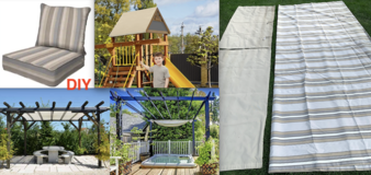 $10 Outdoor Mesh -OR- $20 12x14' Material for upcycle to Sun Shade Awnings Cushion Covers.. in Naperville, Illinois