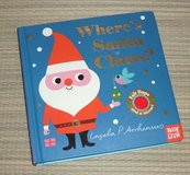 Where's Santa Claus A Lift the Flap Book Christmas w Felt Flaps and Mirror in Oswego, Illinois