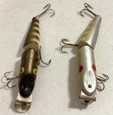 Vintage 1920s-30s Set of 2 - Creek Chub jointed Pikie Minnow Lures in Naperville, Illinois