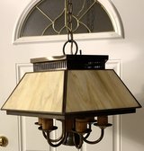Vintage Mission / Tiffany Style swag Lamp - 7 Light Ceiling Fixture in Bolingbrook, Illinois