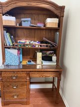 Study desk with hutch and keyboard tray in Naperville, Illinois