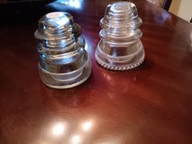 2 double insulators  Petticoat clear glass in Alamogordo, New Mexico