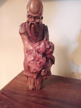 Chinese Carving Confucius figure in Alamogordo, New Mexico