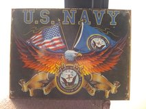 USN metal sign in Warner Robins, Georgia