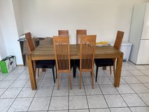 Dining table and chairs in Ramstein, Germany