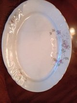 Antique 1890s Crescent Pottery ironstone oval platter  (Trenton. NJ) in Alamogordo, New Mexico
