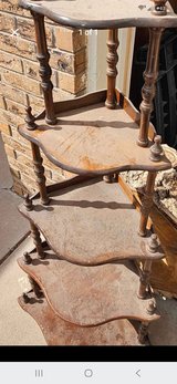 Wooden Corner Shelf in Alamogordo, New Mexico