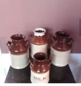 Vintage Milk Pottery Jars in Warner Robins, Georgia