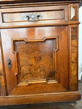 Beautiful Antique Red Marble Dresser/Side board in Ramstein, Germany