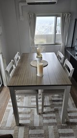 Dining Table with 6 Chairs – $600 in Okinawa, Japan