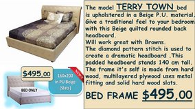 U.F.  PROMO TERRYTOWN BED FRAME in Ramstein, Germany