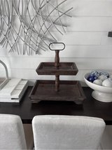 2 tiered wood decor in Warner Robins, Georgia