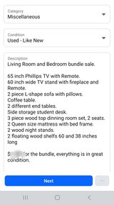 Living Room and Bedroom furniture bundle in Fort Carson, Colorado