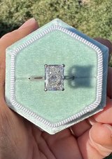 ?? Stunning 2.34 Carat Radiant Lab-Grown Diamond Engagement Ring – IGI Certified | 14K White Gold in Hamilton Co., FL, Florida
