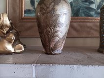 Vintage early to mid 20th century champleve vase. in Alamogordo, New Mexico