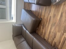 Real leather Couch in Stuttgart, GE