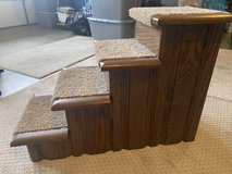 Wooden bed steps in Fort Campbell, Kentucky
