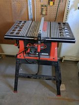 Portable Black and Decker Table Saw with stand in Alamogordo, New Mexico