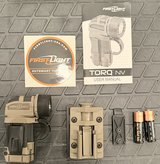 Brand New First-Light TORQ NV Tactical Flashlight – Complete Factory Package in Biloxi, Mississippi