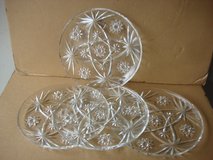 FOUR 10 " GLASS PLATES WITH A CUP RING. in Plainfield, Illinois