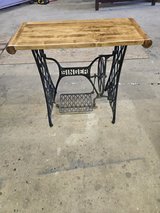 Repurposed vintage Singer sewing machine table in Fort Campbell, Kentucky