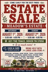Estate Sale in Fort Campbell, Kentucky