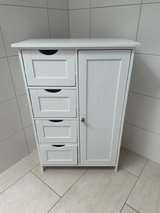 White storage cabinet in Stuttgart, GE