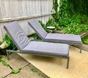 Sun loungers in Stuttgart, GE