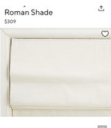 Open Box Pottery Barn Emery Linen Blackout Shade 26x64 in Colorado Springs, Colorado