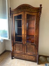 Vintage Wooden Display Cabinet / Bookcase in Ramstein, Germany