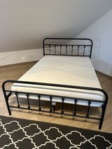 Double bed frame and mattress set in Stuttgart, GE