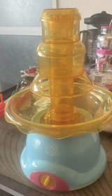kids chocolate fountain in Okinawa, Japan