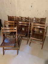11 FOLDING WOOD CHAIRS in Yorkville, Illinois