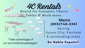 Party Rentals in Fairfield, California