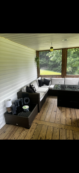 Modular Patio Set with Fire Table & Side Table – Great Condition! in Fort Campbell, Kentucky
