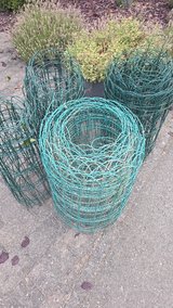 10m + 13 meter Green PVC Coated Wire Garden Fence Roll – Used in Ramstein, Germany
