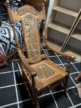 Wooden rocking chair in Alamogordo, New Mexico