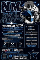 7u coach pitch baseball team in Alamogordo, New Mexico