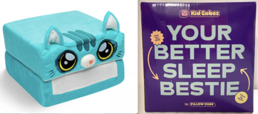 New! Kid Cubes Toddler plush cover Callie the Cat Cube Pillow Age: 3+ in Naperville, Illinois
