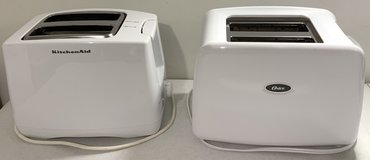 $15 Oster -OR $20 KitchenAid 2 Slice Toaster - White Bagel Maker in Westmont, Illinois