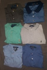 Ralph Lauren Polo Short Sleeve Shirts. 3 NEW and 3 USED. Good Condition. (LARGE) in Macon, Georgia