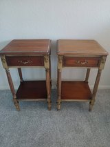 2 wood end tables in Alamogordo, New Mexico