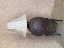 Rustic lamp in Yucca Valley, California