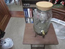 Glass Pitcher with stand and cork top in Yorkville, Illinois