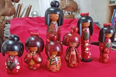 kokeshi lot (14) in Okinawa, Japan