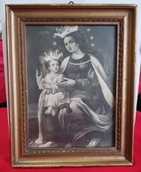 Italian Virgin Mary with baby Jesus print in Okinawa, Japan