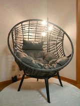 Cozy egg chair in Okinawa, Japan