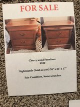 Cherry wood Furniture Nightstands in Vacaville, California