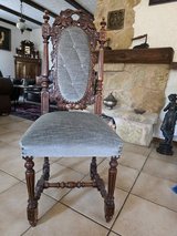 Antique table with 6 chairs in Ramstein, Germany